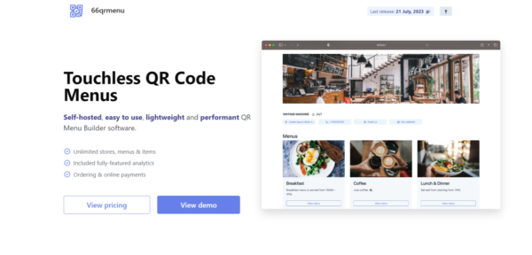 66qrmenu v36.0.0 - Touchless QR Code Menus - NULLED