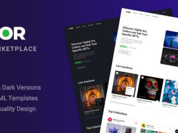 Anor - NFT Marketplace HTML Template