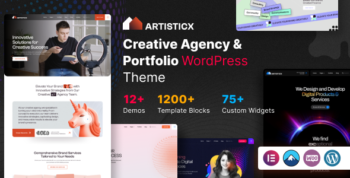 Artisticx - Creative Agency & Portfolio WordPress Theme