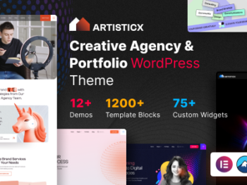 Artisticx - Creative Agency & Portfolio WordPress Theme