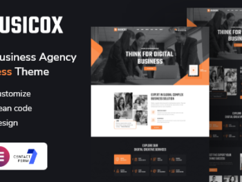 Busicox - Digital Agency WordPress Theme