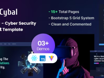 Cybal - Cyber Security React js Template