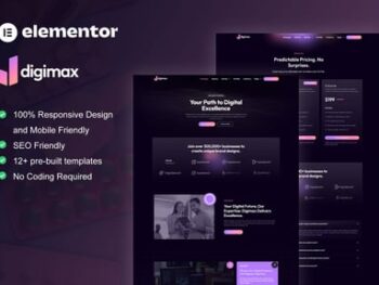 Digimax - Digital Marketing Agency Elementor Pro Template Kit