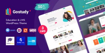 Gostudy v2.4.9 - Education WordPress Theme