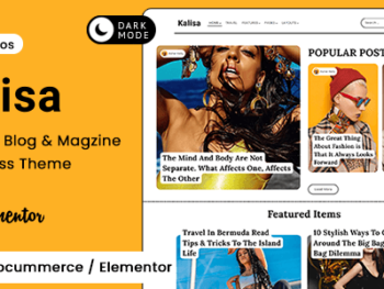 Kalisa v1.9 - Blog & Magazine WordPress Theme