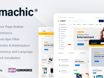 Machic - Electronics Store WooCommerce Theme