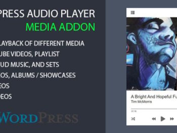 Modern Audio Player Media AddOn