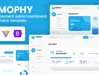 Mophy - VueJs Payment Admin Dashboard Template