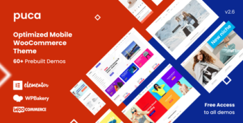 Puca - Optimized Mobile WooCommerce Theme v2.6.23