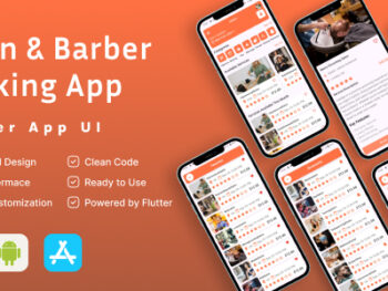 Salon & Barber Booking Flutter Ui Kit