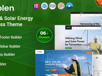 Solen - Ecology & Solar Energy WordPress Theme