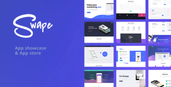 Swape v2.2 - App Showcase & App Store Theme