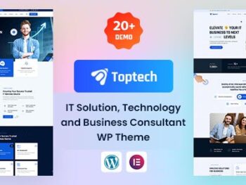 TopTech - Technology & IT Solutions Services WordPress Theme