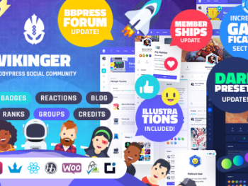 Vikinger v1.9.20 - BuddyPress and GamiPress Social Community