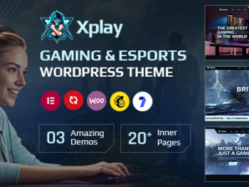 Xplay - Gaming and eSports WordPress Theme