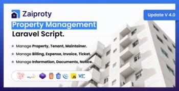 Zaiproty v4.0 - Property Management Laravel Script - NULLED