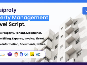 Zaiproty v4.0 - Property Management Laravel Script - NULLED