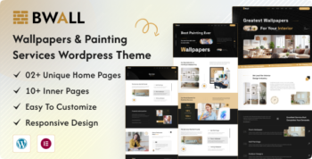 Bwall - Wallpapers and Painting Services WordPress Theme