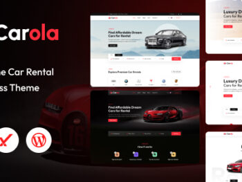 Carola - Car Rental WordPress Theme