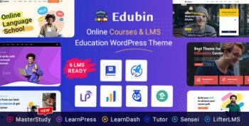 Edubin v9.3.4 - Education LMS WordPress Theme