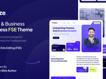 Finalyze – Finance & Business Full Site Editing WordPress Theme