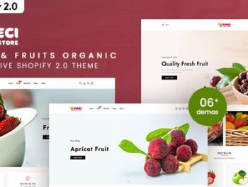 Fueci - Food & Fruits Organic Responsive Shopify 2.0 Theme