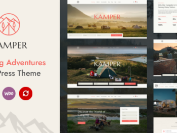 Kamper – Camping & Adventures Booking WordPress Theme