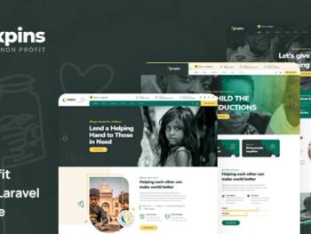 Oxpins - Non Profit Charity Laravel 11 Template