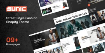 Sunic - Street Style Fashion Shopify Theme