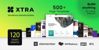 Xtra v4.9.11 - Multipurpose WordPress Theme + RTL