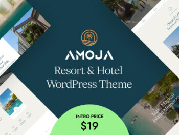 Amoja - Resort & Hotel WordPress Theme