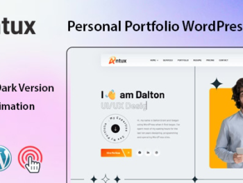 Antux - Personal Portfolio WordPress Theme