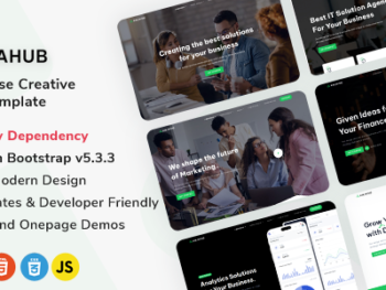 AquaHub - The Multipurpose HTML5 Template