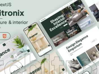 Architronix NextJS - Creative Interior Exterior Architecture Business Templates by Tailwind CSS