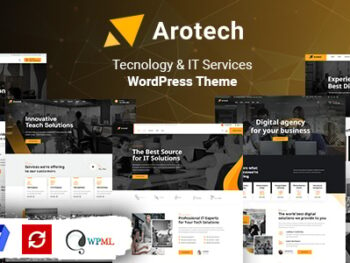 Arotech - Technology IT Services WordPress Theme