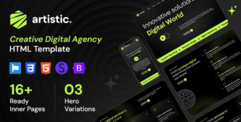 Artistic - Creative Digital Agency HTML Template