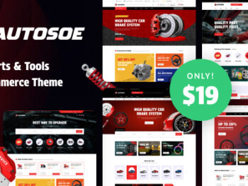 Autosoe - Auto Parts WooCommerce WordPress Theme