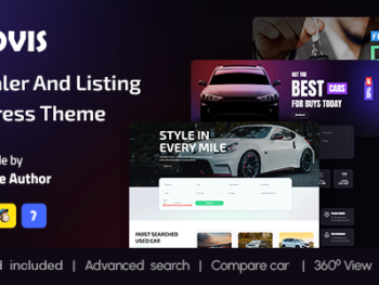 Autovis - Car Dealer & Listing WordPress Theme