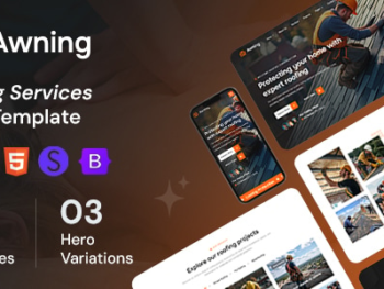 Awning - Roofing Services HTML Template