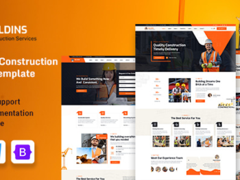 Billdins - HTML5 Construction & Business Template