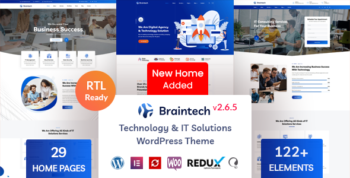 Braintech v2.6.5 - Technology & IT Solutions WordPress Theme