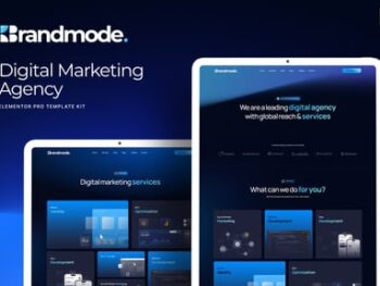 Brandmode - Digital Marketing Agency Elementor Template Kit