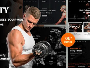 Busty - Gym & Fitness Equipment Shopify 2.0 Theme