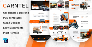 Carntel - Car Rental & Booking HTML Template