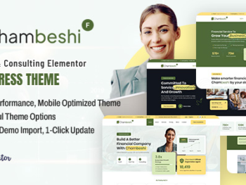 Chambeshi - Finance & Consulting Elementor WordPress Theme