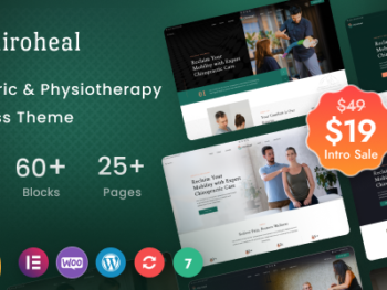 ChiroHeal - Chiropractor & Physiotherapy Wellness WordPress Theme