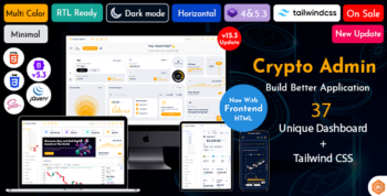 Crypto Admin - Cryptocurrency Template