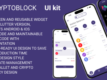 CryptoBlock - Ultimate Multi-Wallet UI Kit for Cryptocurrency Apps