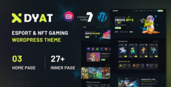 DYAT - eSports and Gaming NFT WordPress Theme