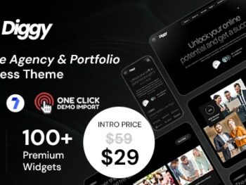 Diggy - Creative Agency & Portfolio WordPress Theme